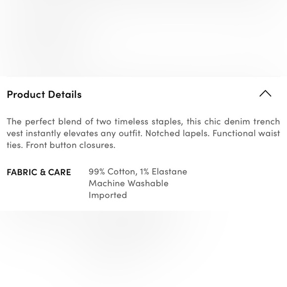 Ann Taylor Belted Denim Vest - Picture 4 of 9